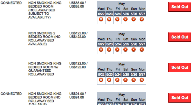 Fanime 2013 Hotels Sold Out