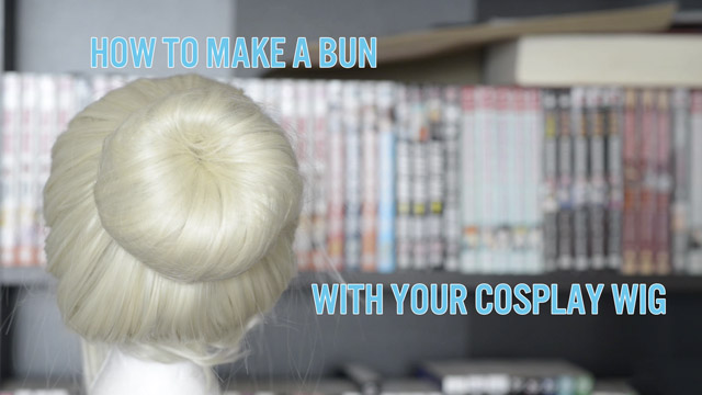 Cosplay wig bun tutorial