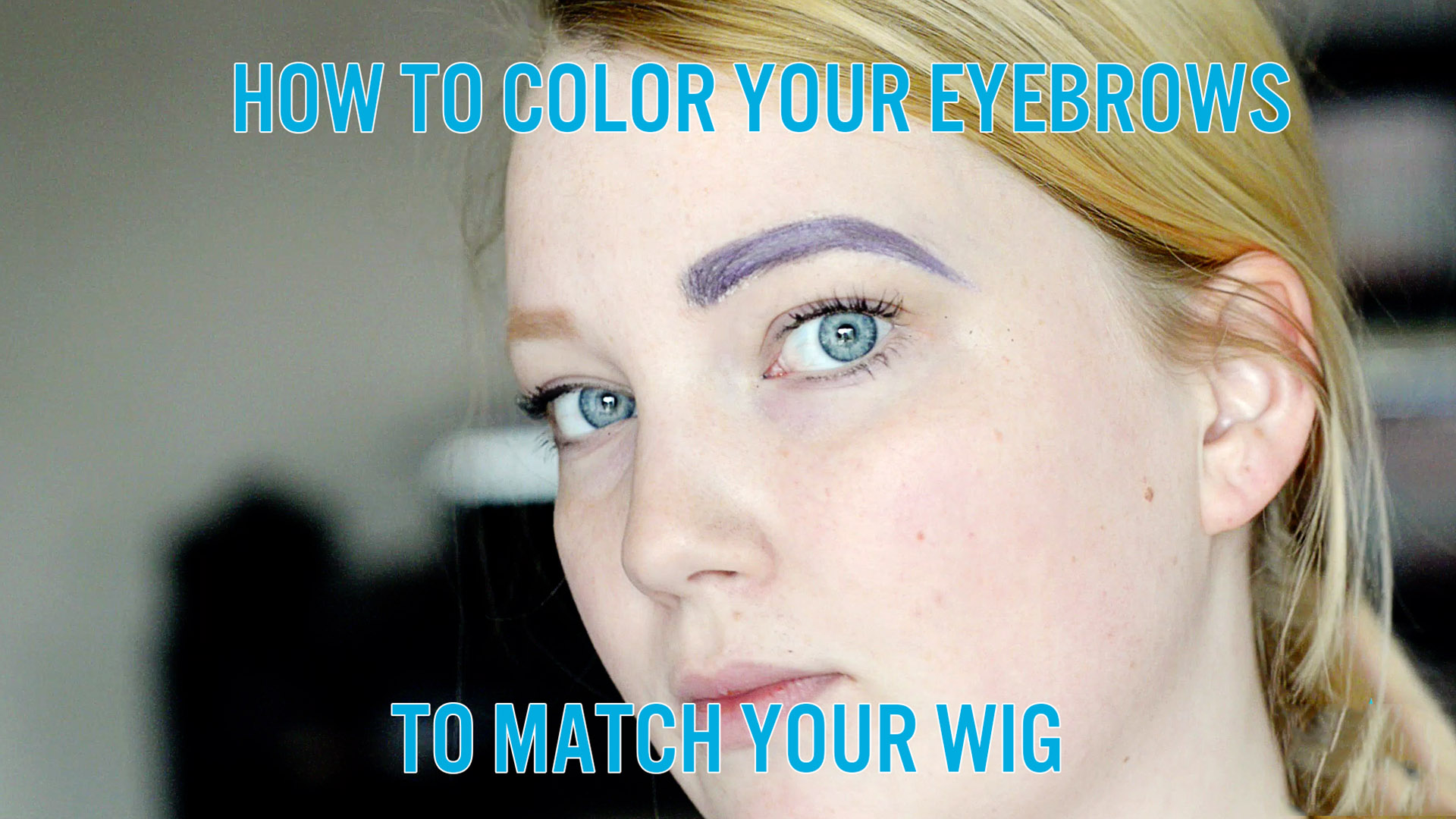 How To Color Eyebrows Cosplay